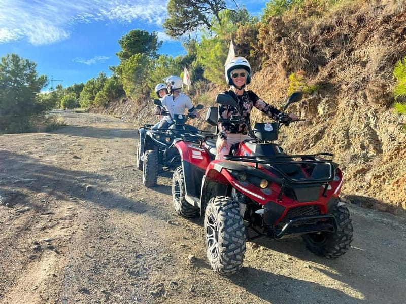 2 hours Quad Tour Marbella - 170€ per Quad up to 2 people - From Marbella streets to Ojén’s hill tracks