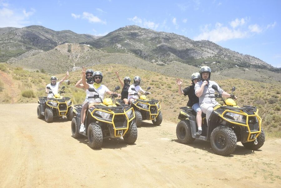 3 hours quad Mijas Tour (Price for quad 1-2 pax) - Returning by hills and winding roads