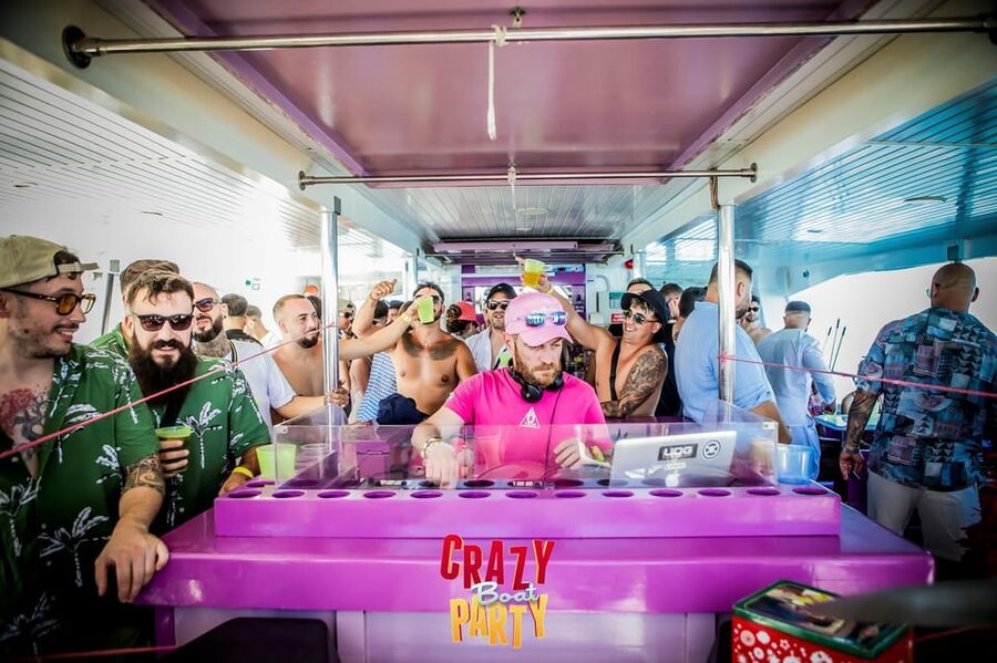 Benalmadena: Boat Party with a Drink - A swim stop, if the sea cooperates
