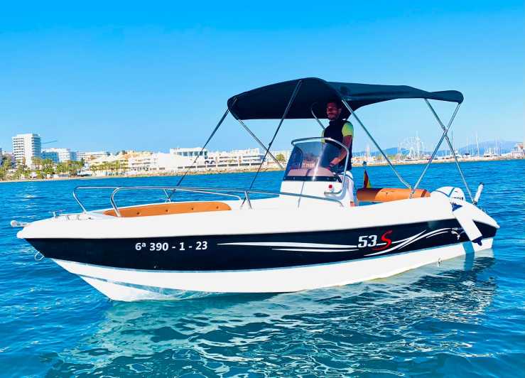 Benalmádena: Boat Rental without License - Taking the helm at Puerto Marina