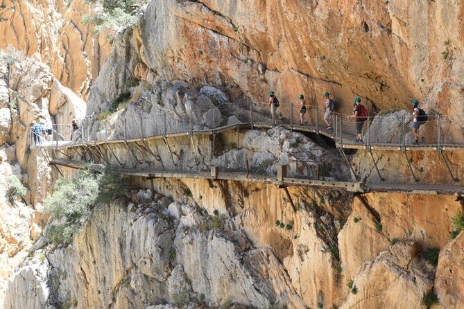 Caminito del Rey with Pickup from Nerja, Torrox and Torre del Mar - The 1.5-kilometer walk to the entrance