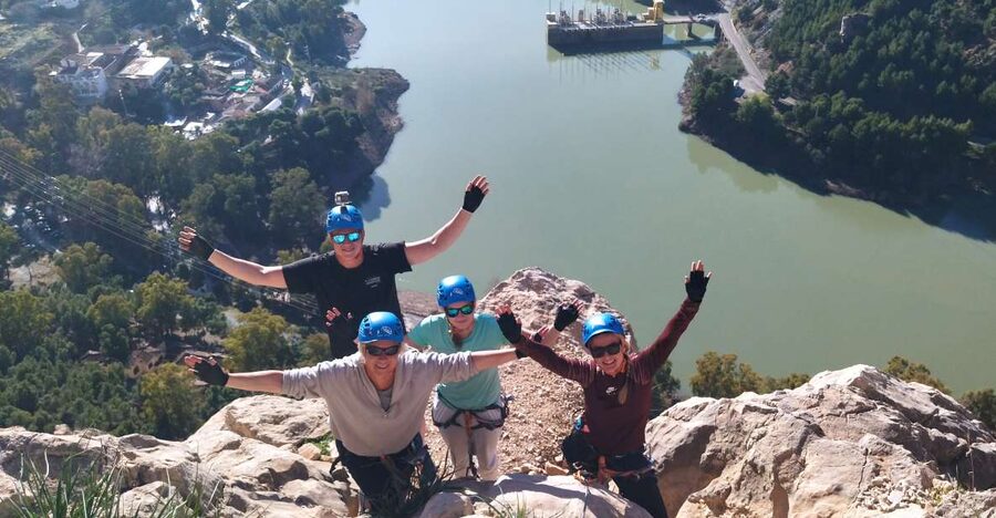 El Chorro: Climb Via Ferrata at Caminito del Rey - The approach and first climb