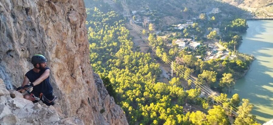 El Chorro: Climb Via Ferrata at Caminito del Rey - Zipline, Tibetan bridge, and monkey walk