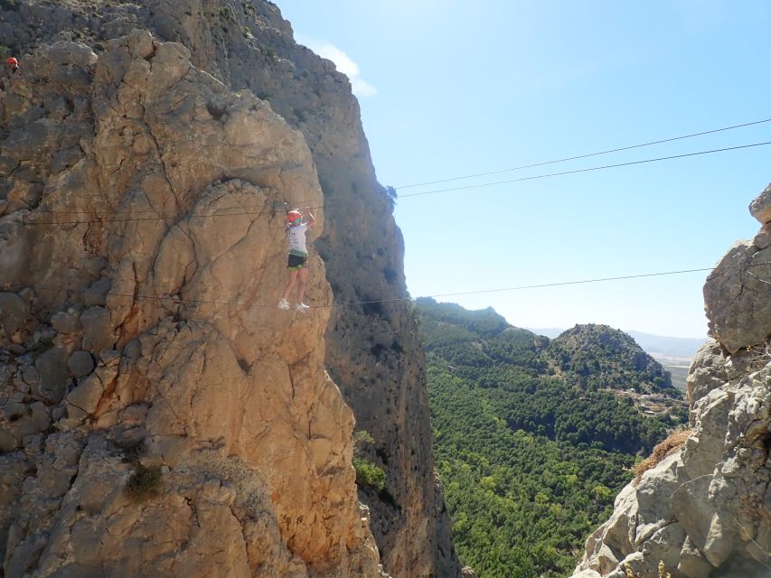 El Chorro: Vía Ferrata at Caminito del Rey Tour - Climbing the 650-meter route