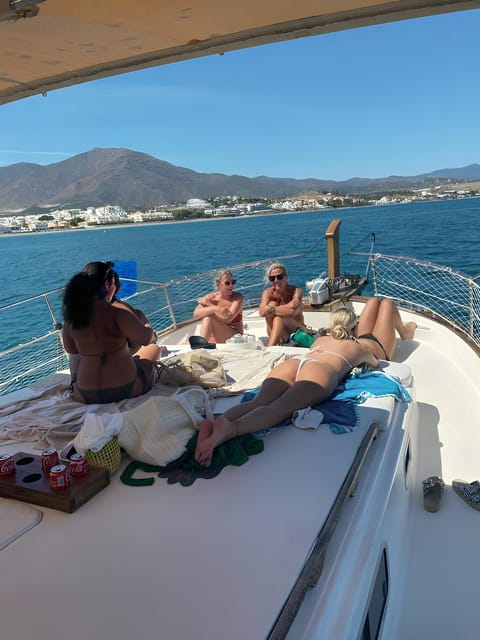 Estepona: Dolphins Searching Sea Cruise with Drink & Snacks - Sunset departures and changing conditions