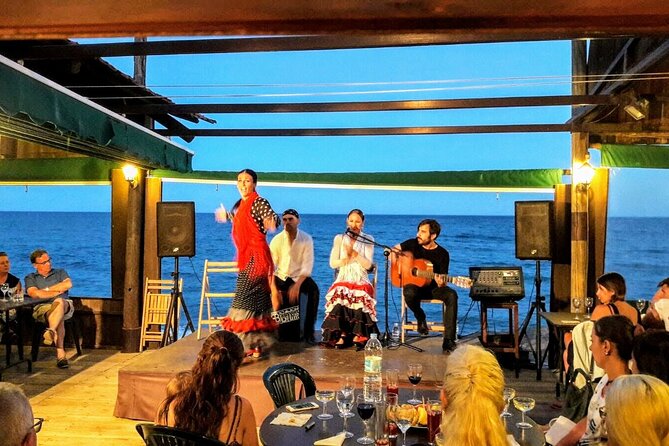 Flamenco evening and barbecue by the sea at the Blue Dolphin Beach Club - Dinner and flamenco on Playa de la Rada
