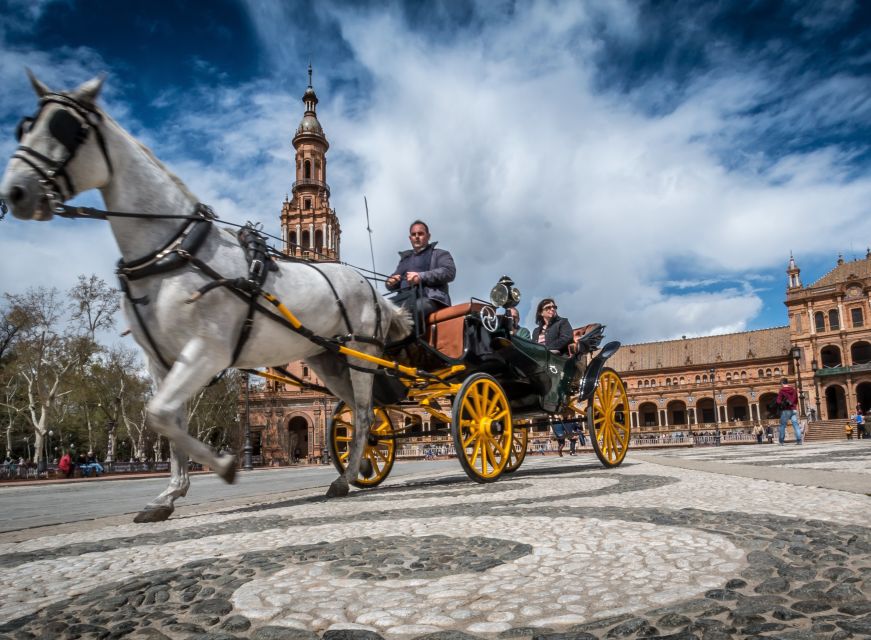 From Costa del Sol: Sevilla Day Trip with Real Alcázar Tour - First look at the city and the Santa Cruz lanes