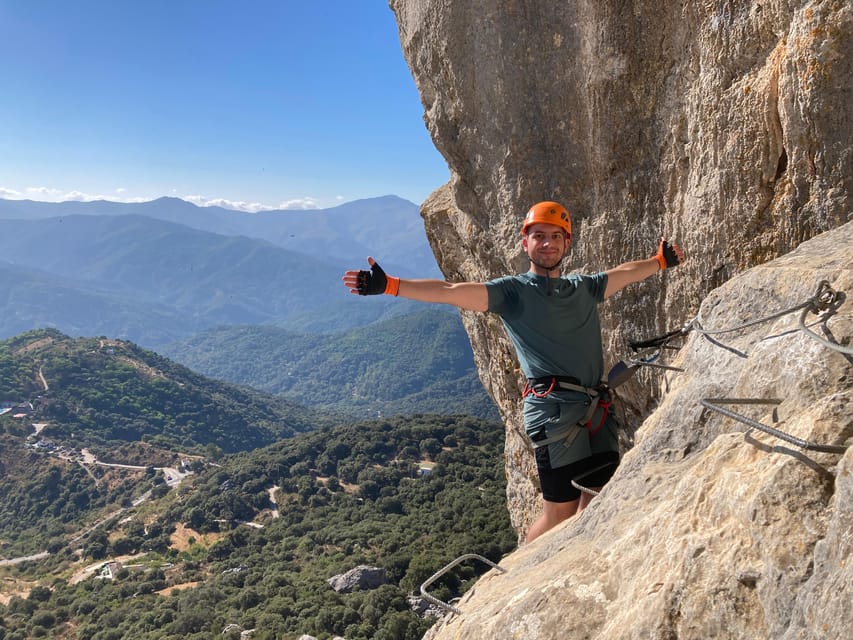 From Estepona: Vía Ferrata de Benalauria climbing tour - The climb at a glance