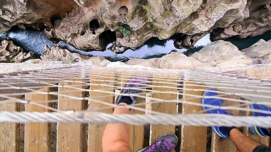 From Malaga: Group Tour to Caminito del Rey - The hanging bridge and the height factor