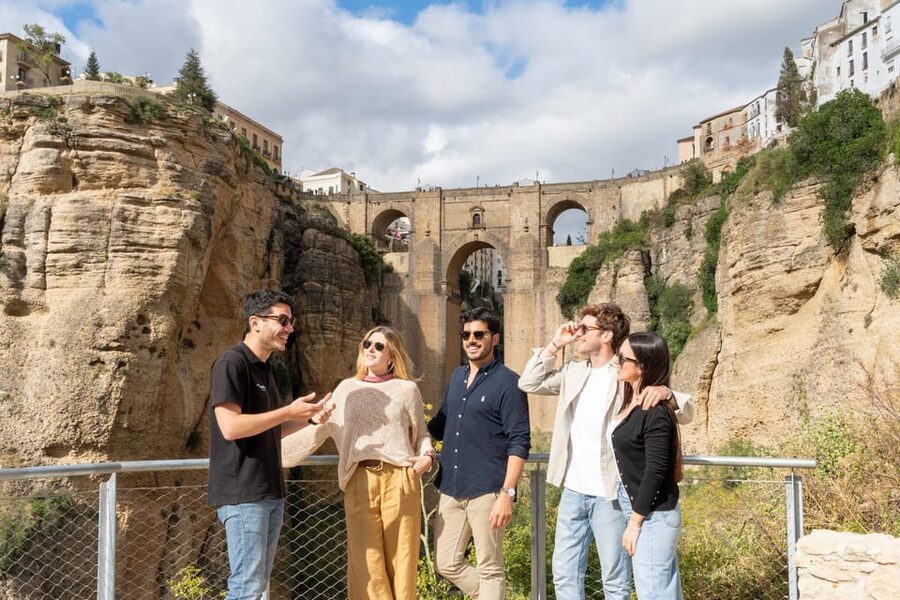 From Málaga: Ronda, White Village & Sevilla Day Trip - Ronda’s bridge and gorge views