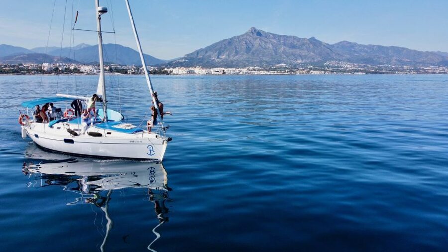 From Marbella: Private and Group Sailboat Cruise & Drinks - A small contribution with each ticket