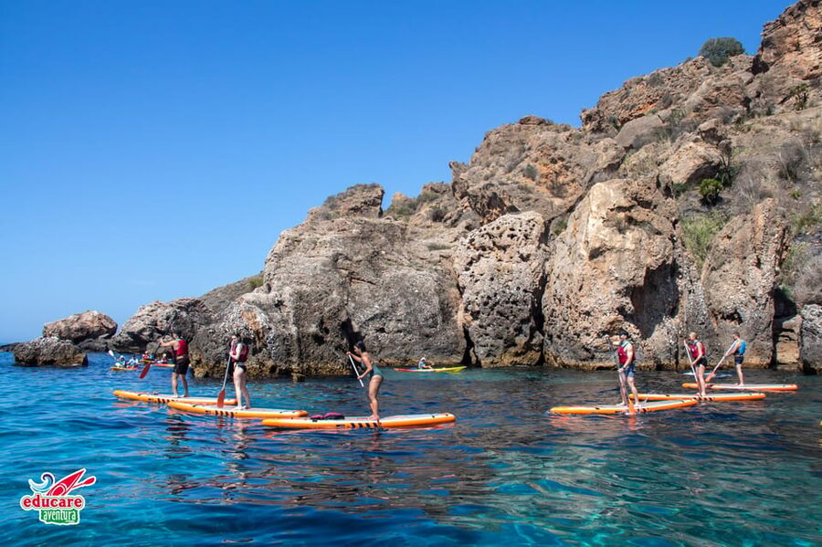 From Nerja: Guided Paddle Surf Cliffs and Maro Waterfall - From Burriana Beach to the Maro waterfall