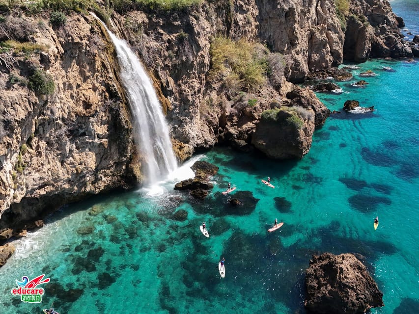 From Nerja: Guided Paddle Surf Cliffs and Maro Waterfall - What the paddle feels like on the way back