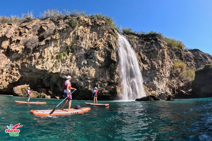 From Nerja: Guided Paddle Surf Cliffs and Maro Waterfall - Caves, rock formations and a chance to snorkel