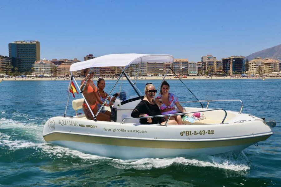 Fuengirola: 1- to 4-Hour Boat Rental - No License Needed - What the boat offers during your outing