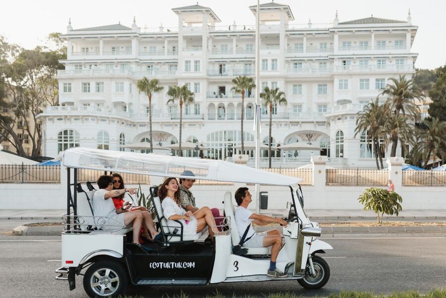 Malaga: Private City Tour by Eco Tuk Tuk - Pompidou Museum and the port-side views