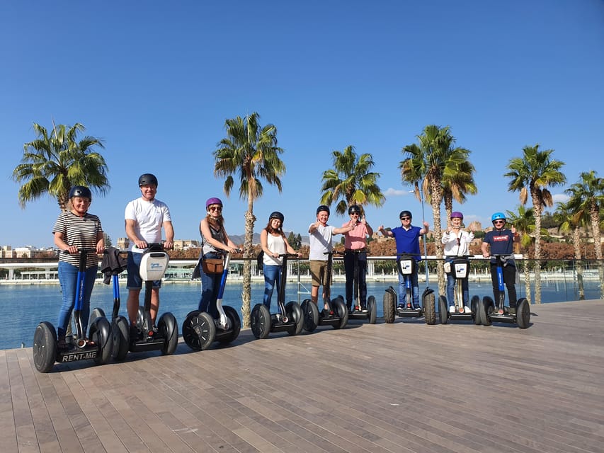 Malaga segway: Panoramic tour of Gibralfaro - Riding up to Gibralfaro