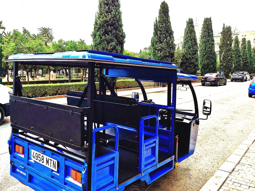 Malaga: Tuk tuk tour - A compact ride between Málaga’s coast and old town