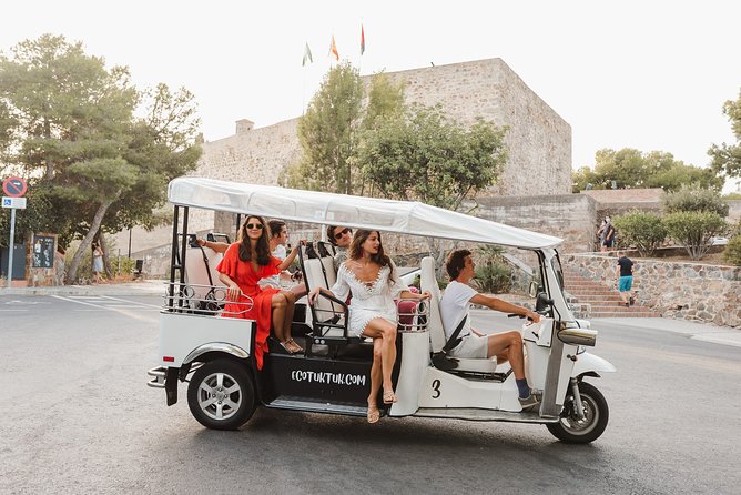 Malaga Welcome Tour with Local Guide in Eco Tuk Tuk Private - From the port to La Farola and La Malagueta