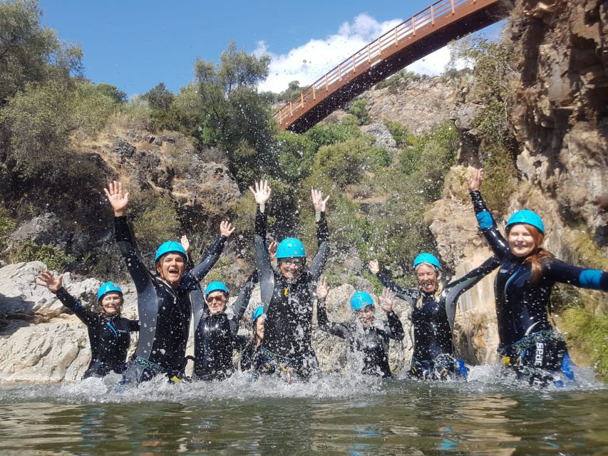 Marbella: Beginner Canyoning Tour with Safety Equipment - Waterfall, slides and pool jumps