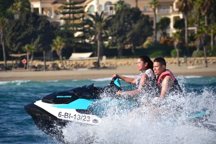 Marbella: Jet Ski at the Golden Mile - The safety briefing and first moments on the water