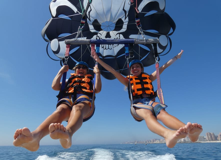 Marbella: Parasailing Flight from Puerto Banus - Why the winch boat makes a difference