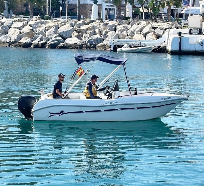 Marbella: Self-Drive Boat Rental - Cruising toward Playa Puerto Banús
