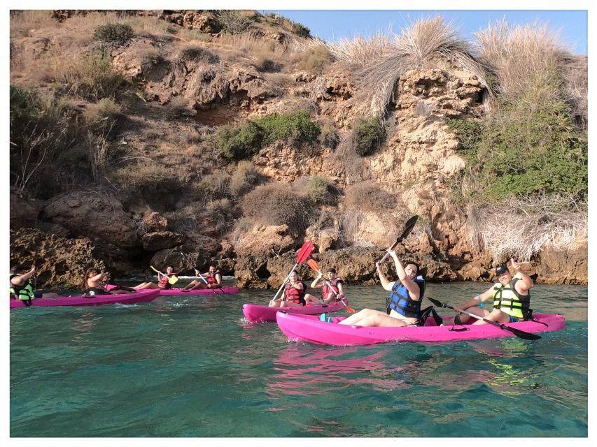 Nerja: Cliffs of Maro-Cerro Gordo Guided Kayak Tour - The route, cliffs, and coves