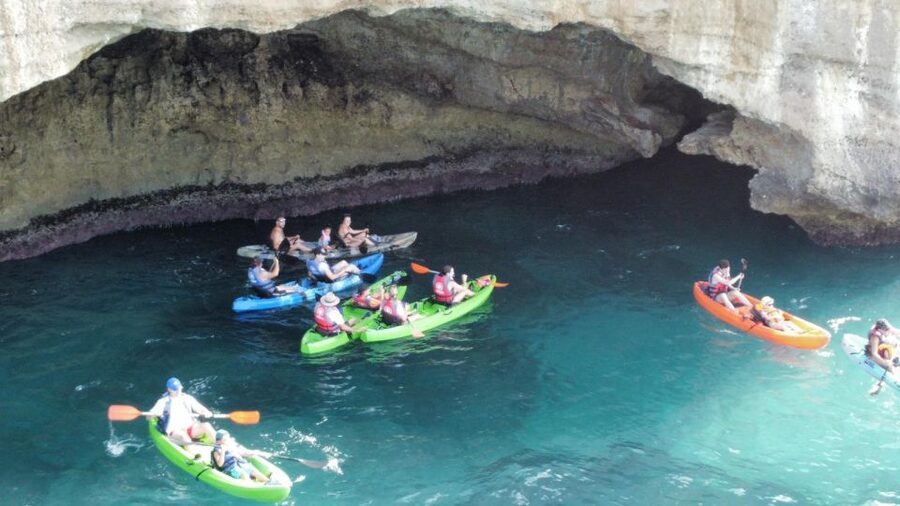 Nerja: Free Kayak Route along the cliffs of Nerja and Maro - Families, beginners and swimming ability