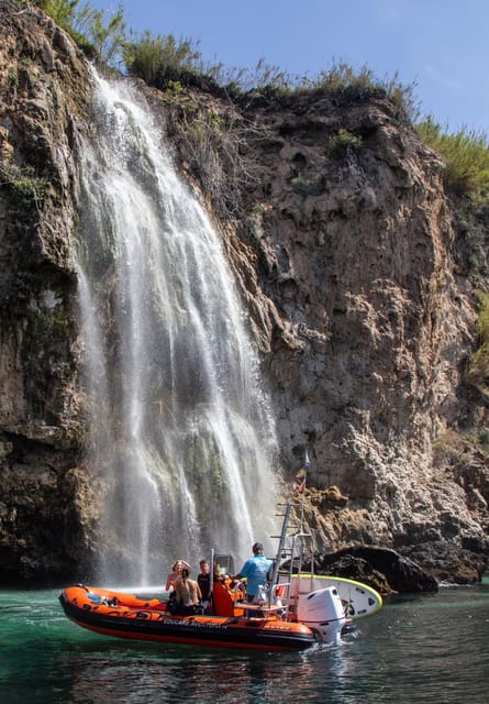 Nerja-Maro: Snorkeling & Sea Scooter Speedboat Trip - From Burriana Beach to the Maro-Cerro Gordo cliffs
