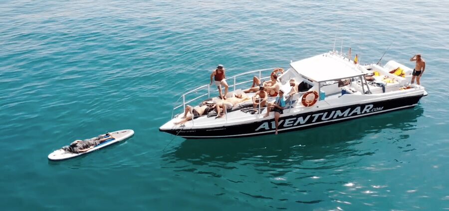 Nerja: Maro Waterfall Boat Trip with Paddleboarding & Drink - The trip in a few key points