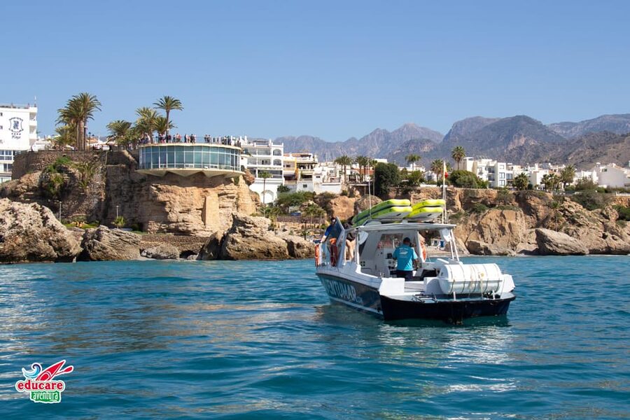 Nerja: Maro Waterfall Boat Trip with Paddleboarding & Drink - Reaching the Maro Waterfall by paddleboard