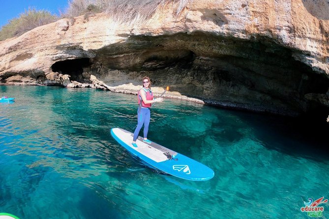 Paddle Surf Route Cliffs Nerja and Cascada de Maro + Snorkel - A close-up look at the Nerja and Maro coast