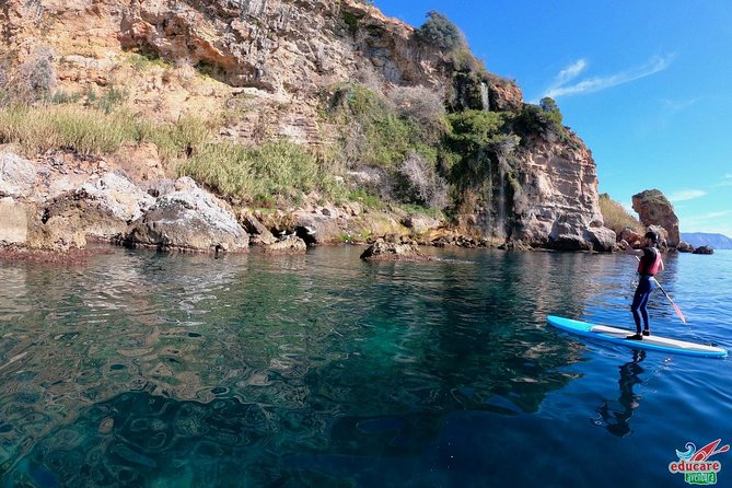Paddle Surf Route Cliffs Nerja and Cascada de Maro + Snorkel - A pause at Caleta de Maro