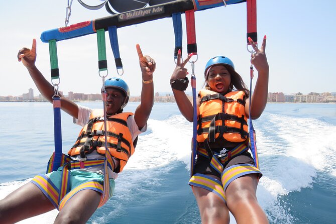 Parasailing in Fuengirola - The Highest Flights on the Costa - From the marina to the open water