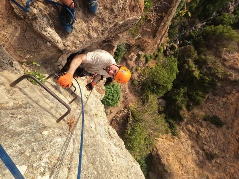 Ronda: Tajo de Ronda Via Ferrata Guided Climbing Tour - Learning the Via Ferrata Before the Climb