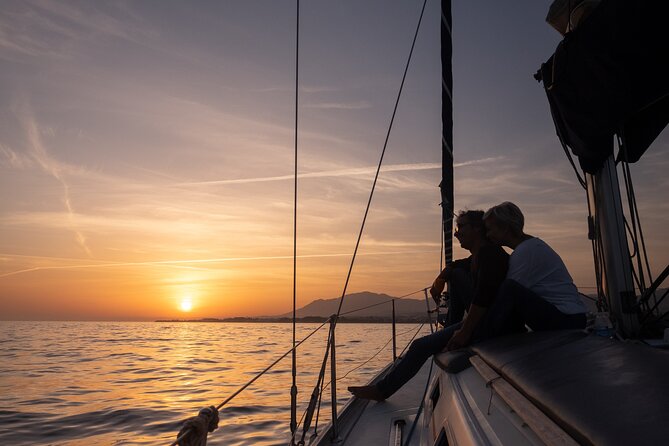 Sunset Sailing along the Marbella coast from Puerto Banus - A good fit for an easy Marbella evening
