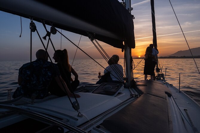 Sunset Sailing along the Marbella coast from Puerto Banus - Drinks, snacks and what the price buys